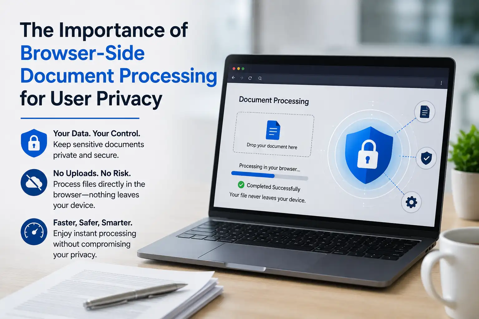 The Importance of Browser-Side Document Processing for User Privacy